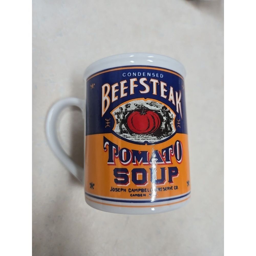 Beefsteak Tomato Soup Coffee‎ Tea Mug Campbell Soup 125th Anniversary Mug